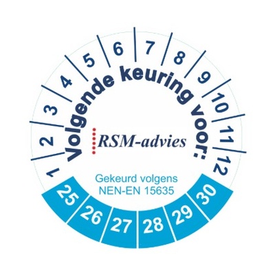 Keuringssticker